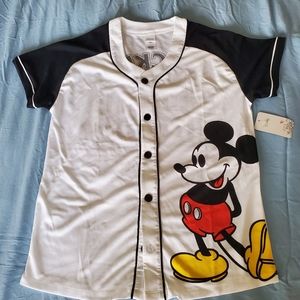Mickey Mouse jersey tee shirt M NWT